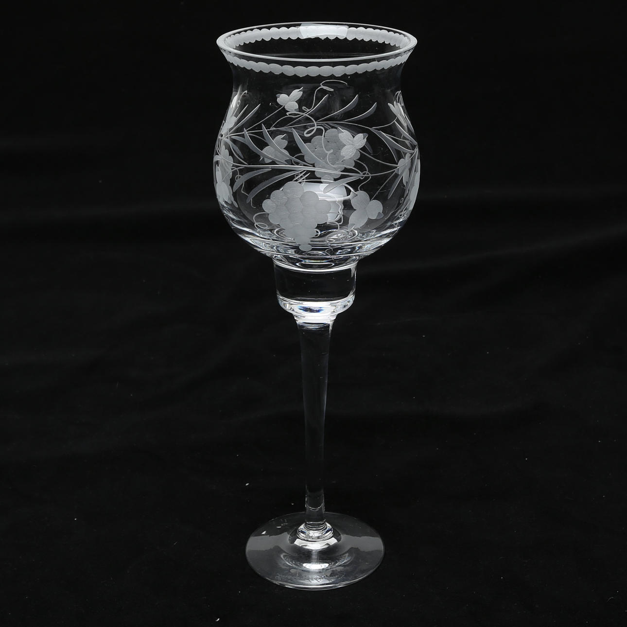 A glass light lantern, Smålandshyttan, signed.