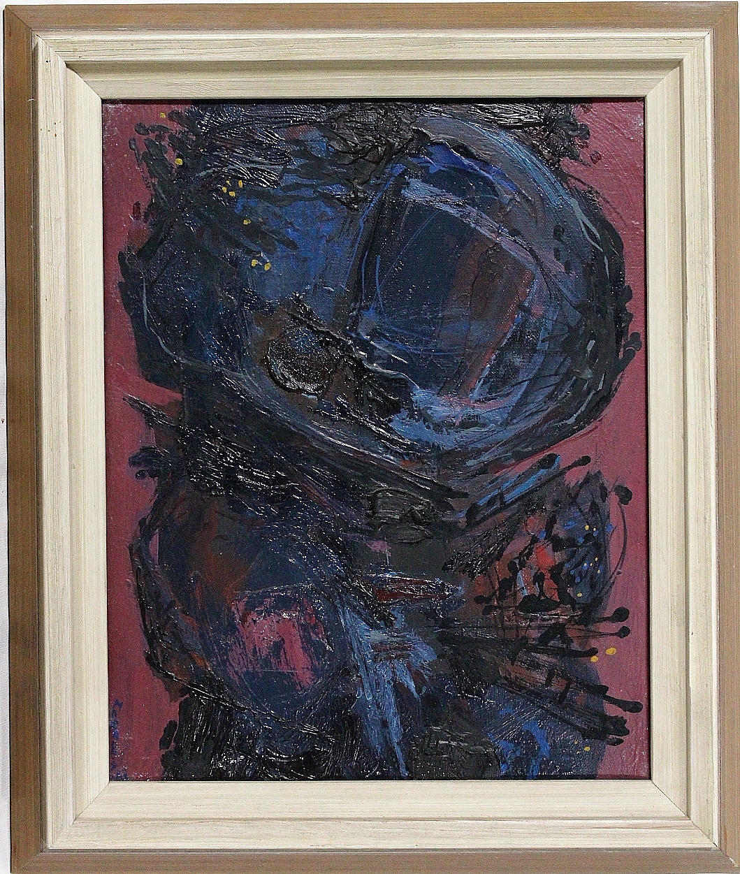 JOSÉ MORALES. olja på duk, signerad.