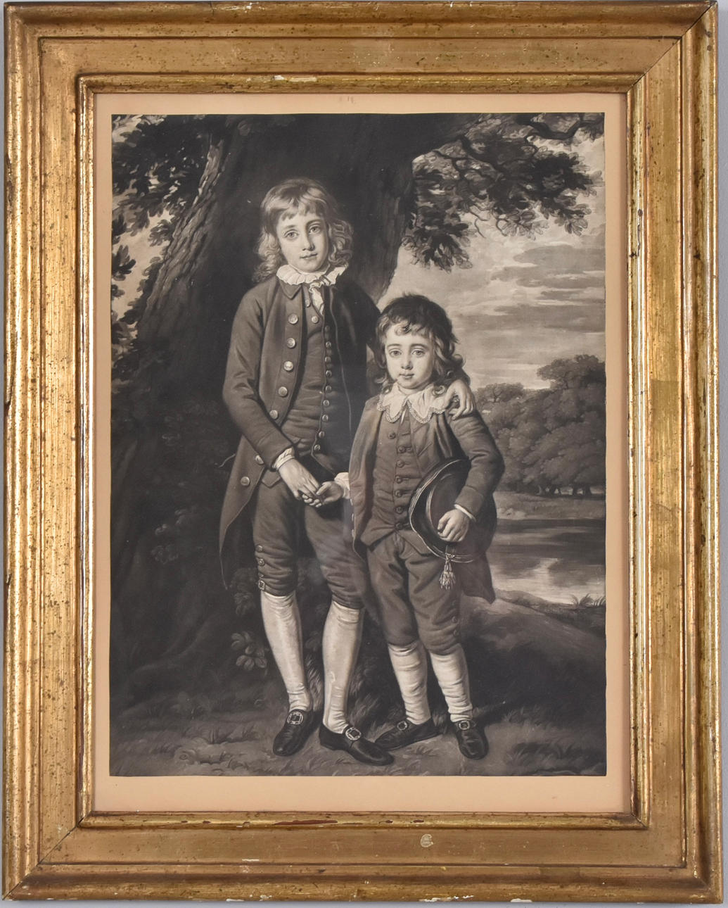 THOMAS GAINSBOROUGH. mezzotint, “Assley Brothers”. Art - Engravings ...