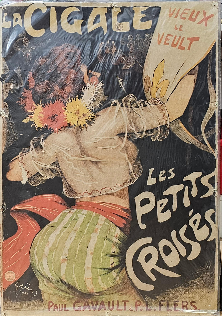 “The Cigale.” Lithographic poster.