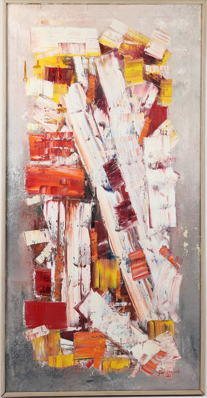 WALDEMAR SMOLAREK. Oil on canvas, signed.