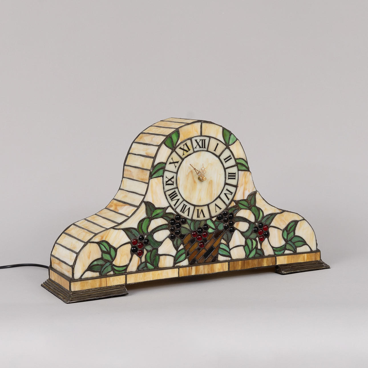 TABLE WATCH/TABLE LAMP, Tiffany style, contemporary.