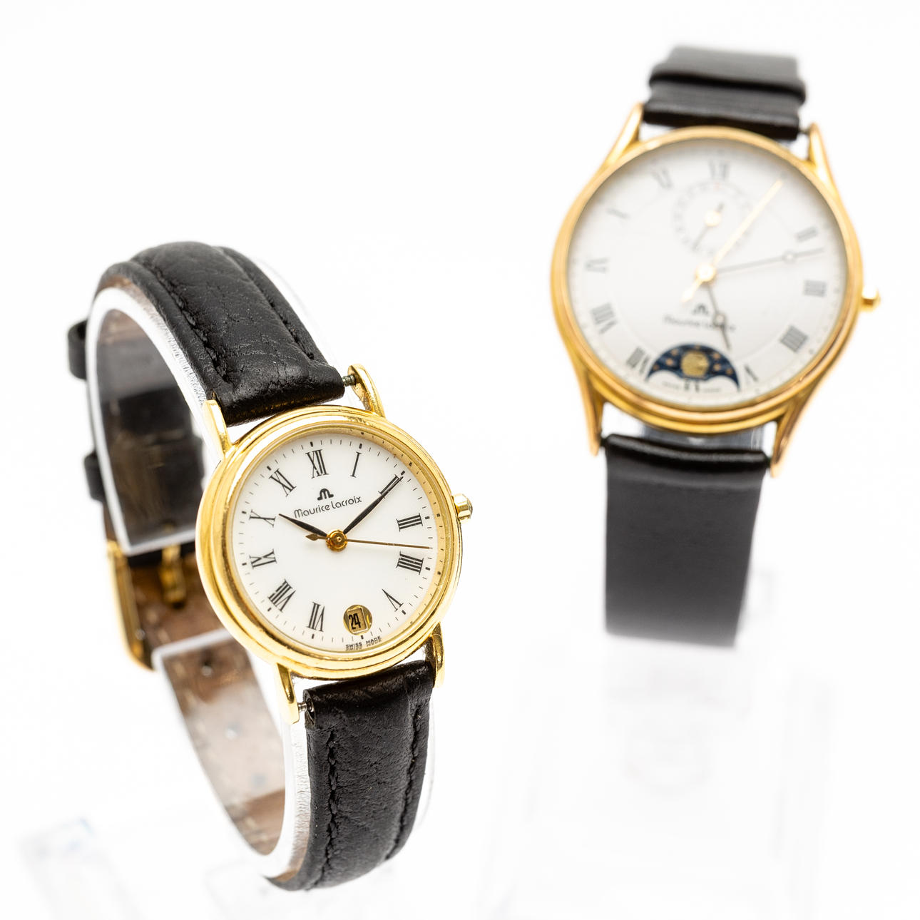 2 Maurice Lacroix wristwatches.
