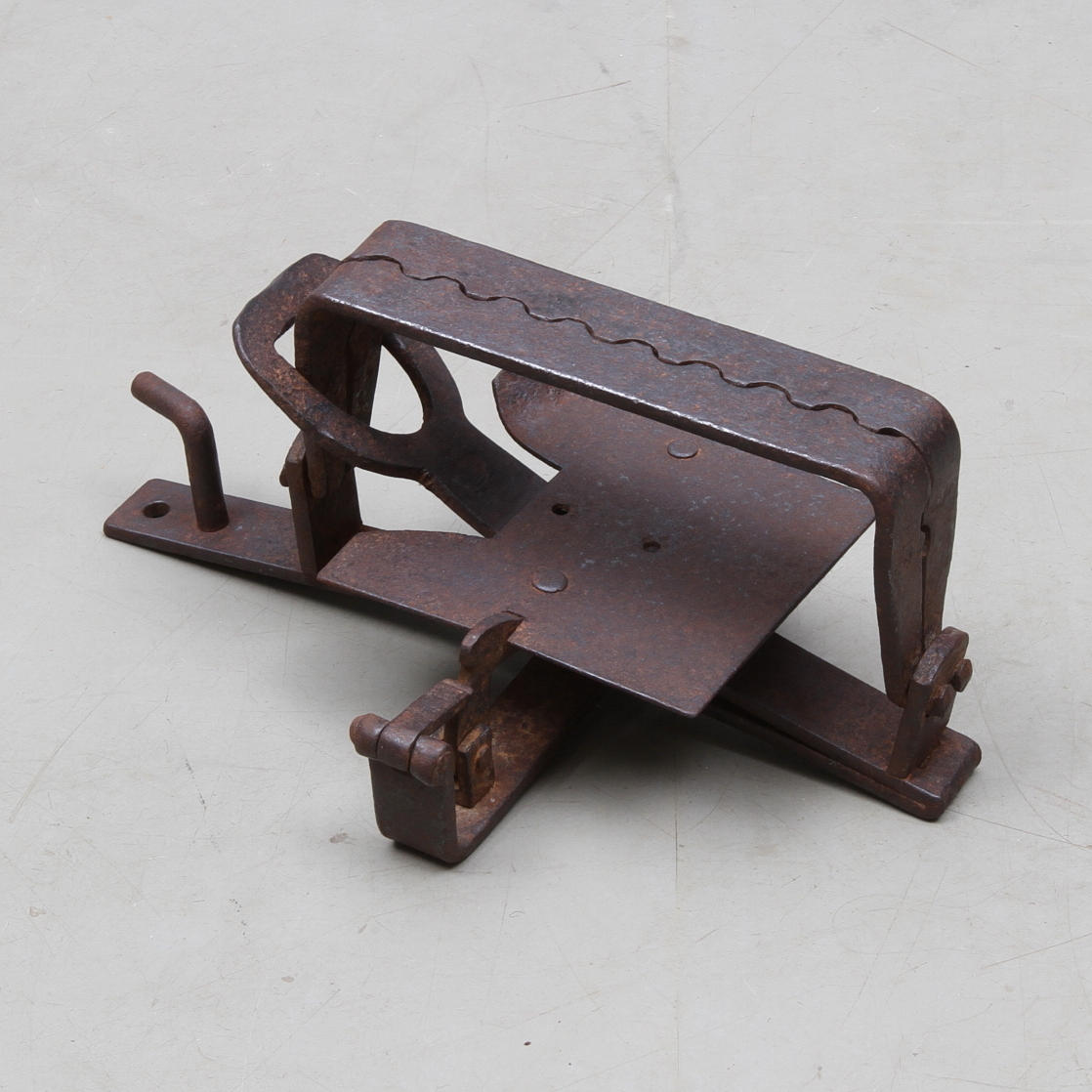 FÅNGSTSAX, smide, märkt, 1800/1900-tal.