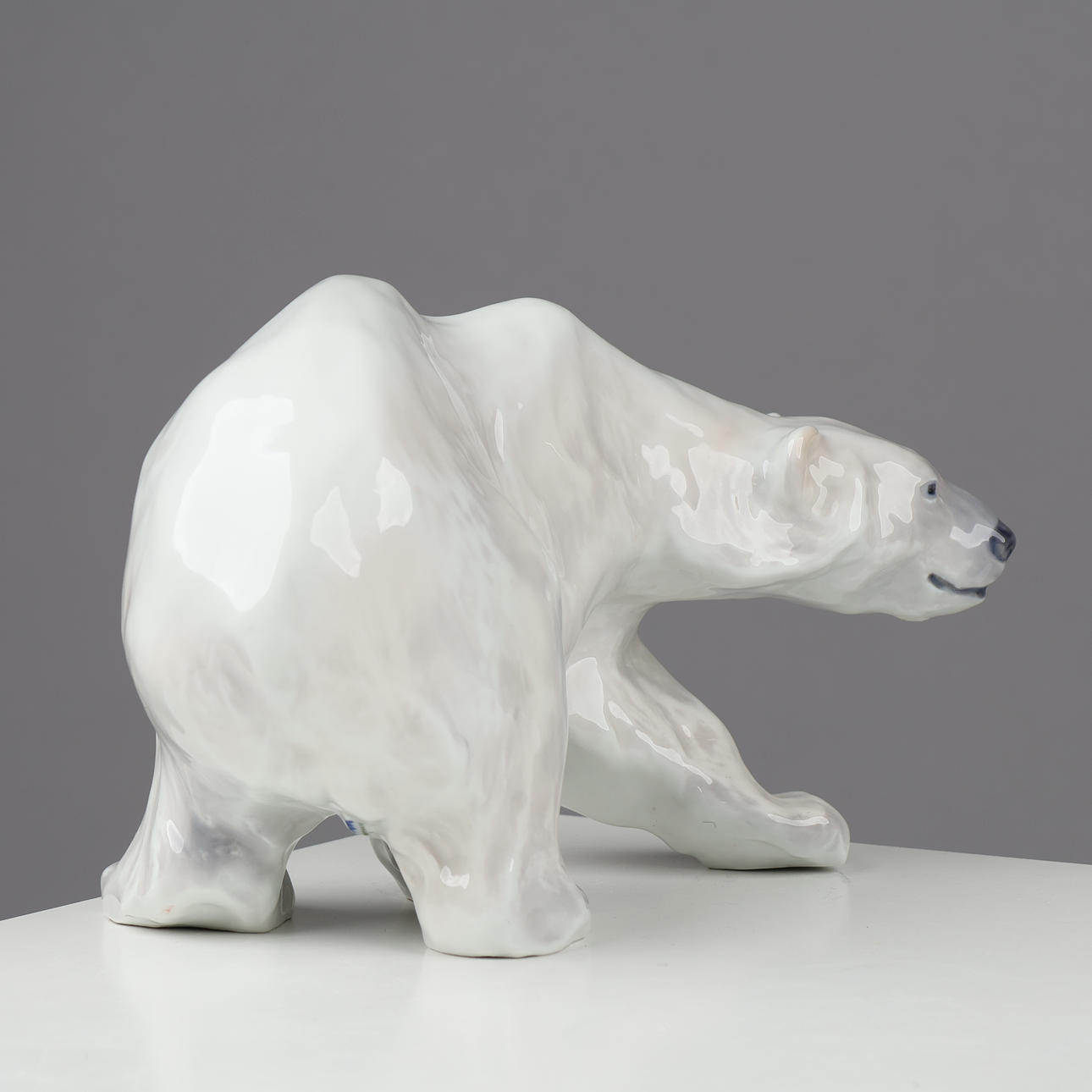 KNUD KYHN. Porcelain polar bear, model 1137, Royal Copenhagen