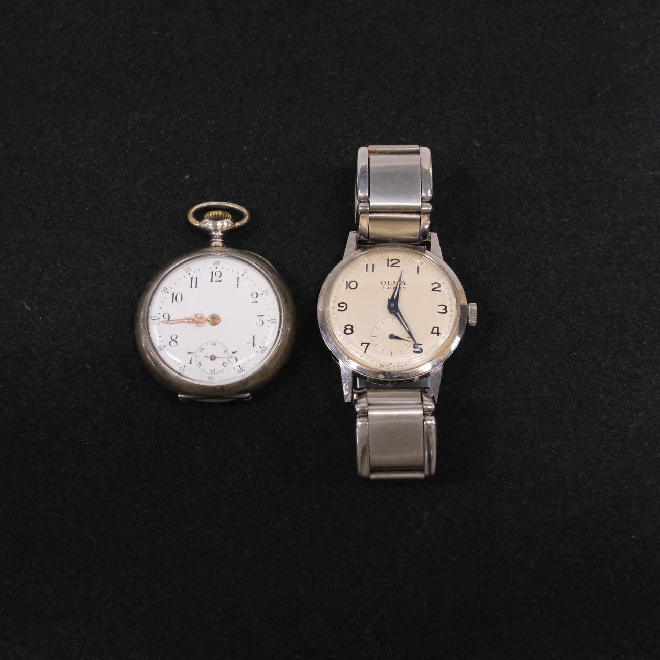JUNIOR WATCH, OLEMA, 1930S AND WOMEN'S POCKET WATCH, SILVER. Clocks ...