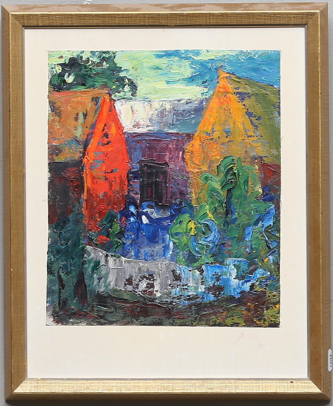 GRETA LILJEBLAD LYSÉN. Olja på duk. Signerad.