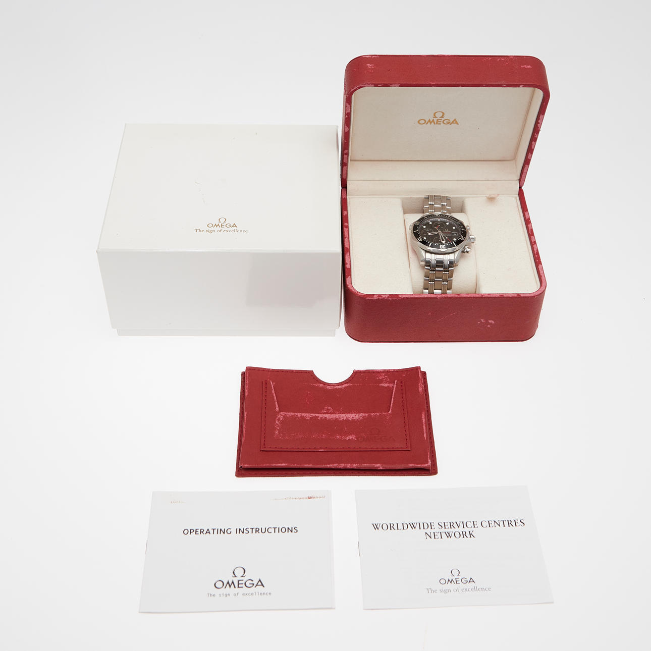Omega Seamaster Diver 300M Chronograph automatic steel.