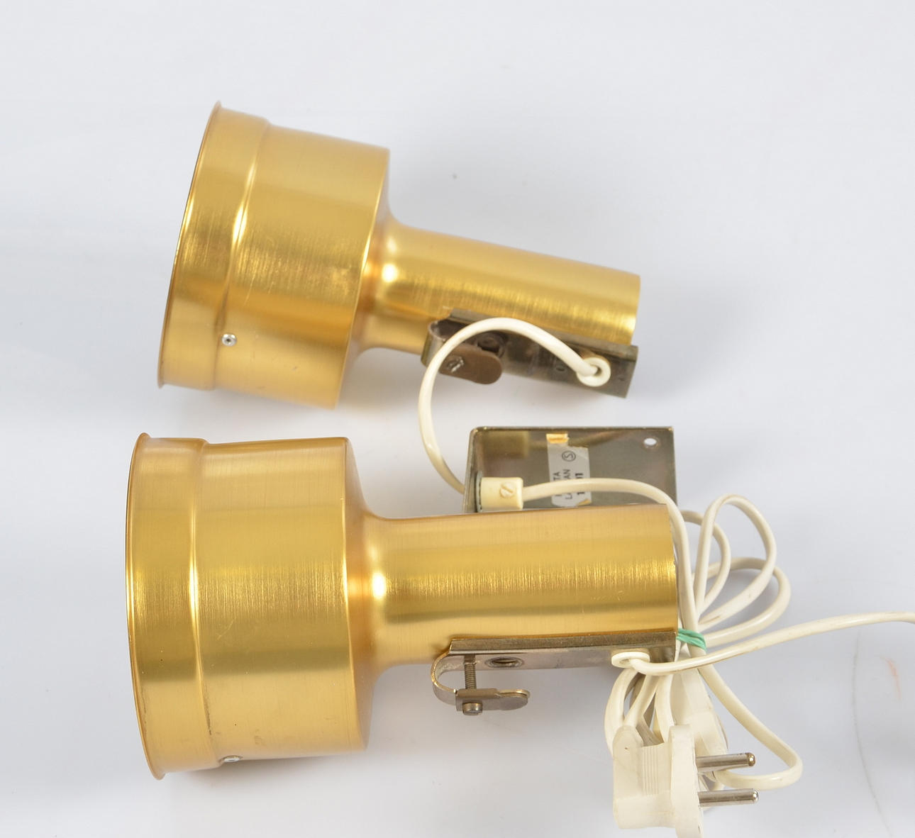 KOSTALAMPOR, 1 par. Mässing.