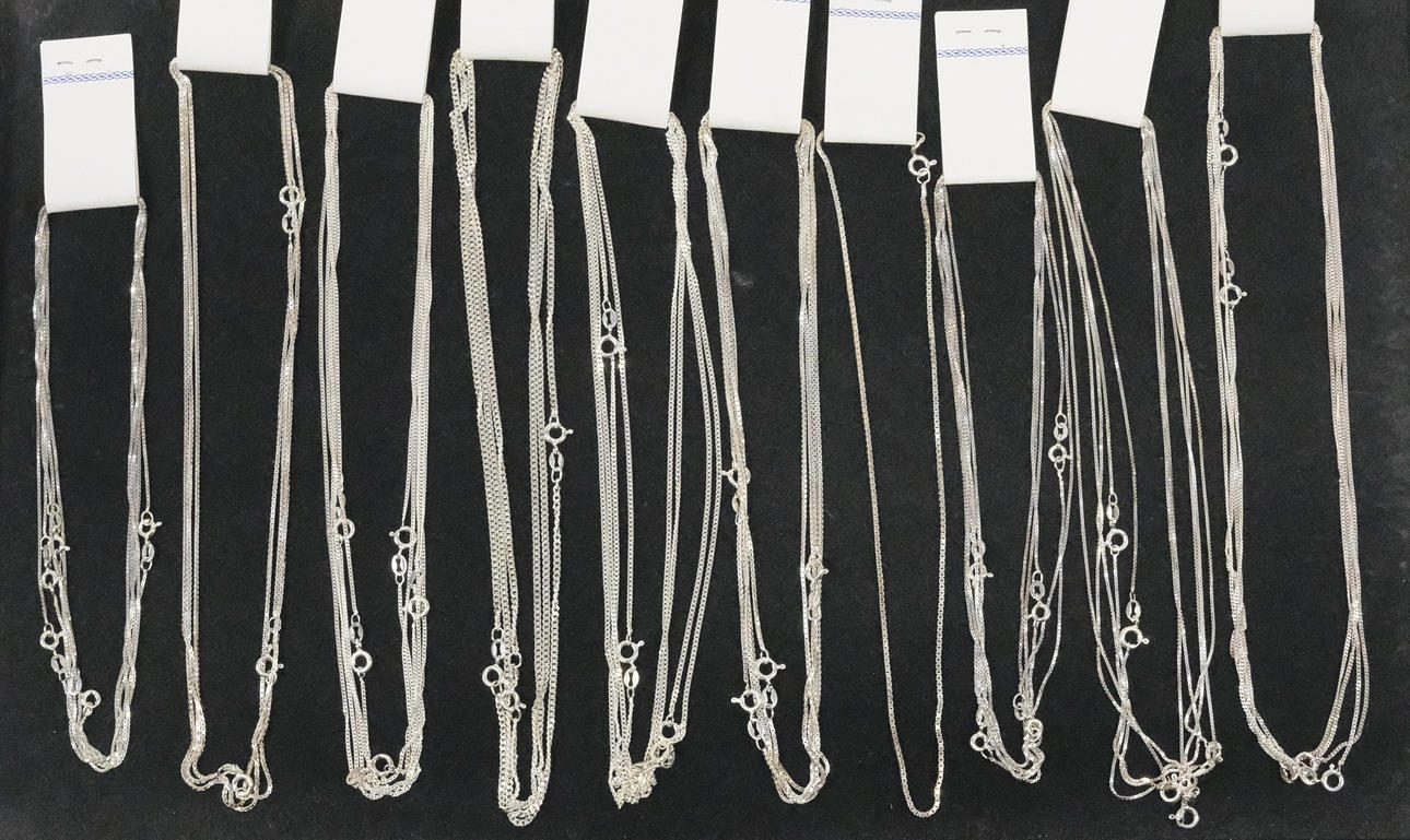 COLLECTION COLLIERER. SILVER. 38 PARTS.