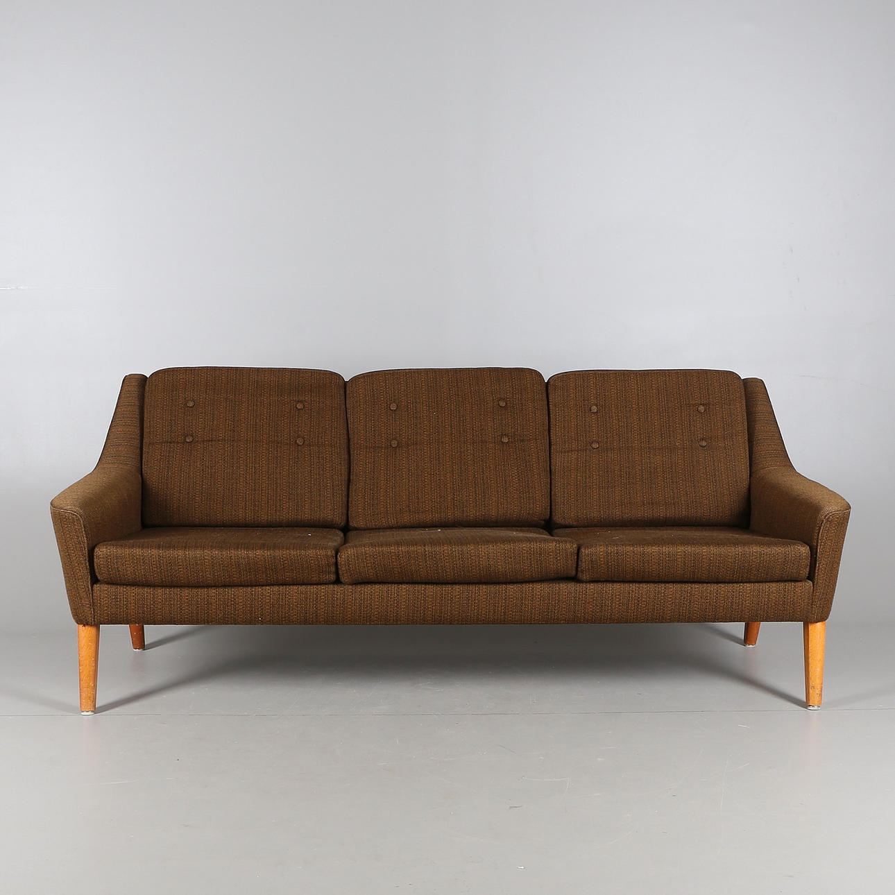 SOFFA, trä/tyg, 1960/70-tal.