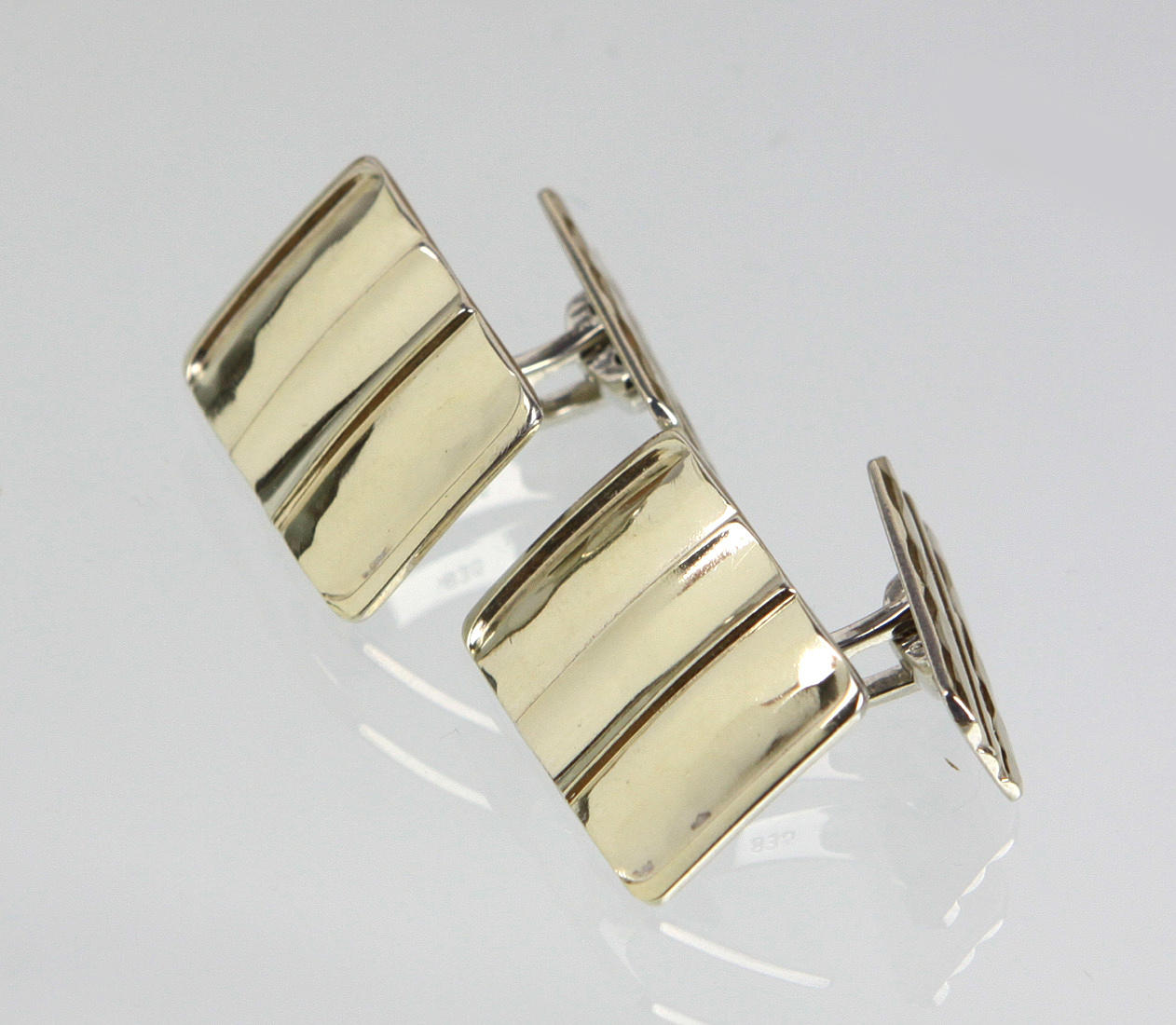 MANSCHETTKNAPPAR ART DECO 835 SILVER.