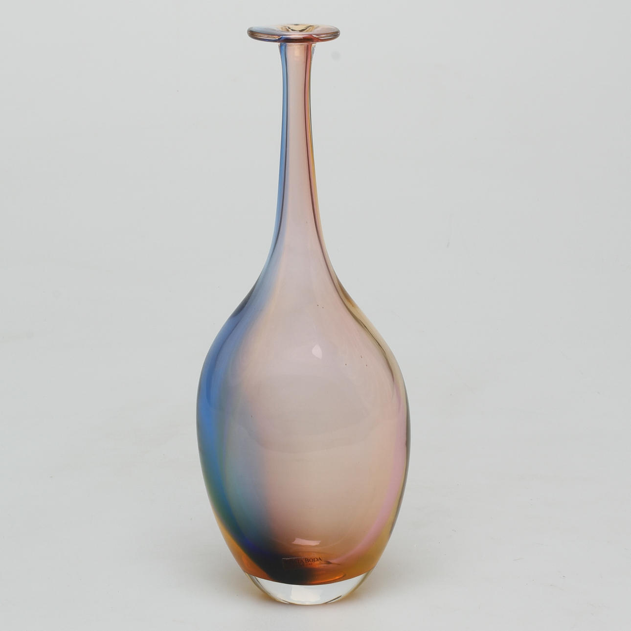 VAS, glas, "Fidji", Kjell Engman, Kosta Boda, signerad.