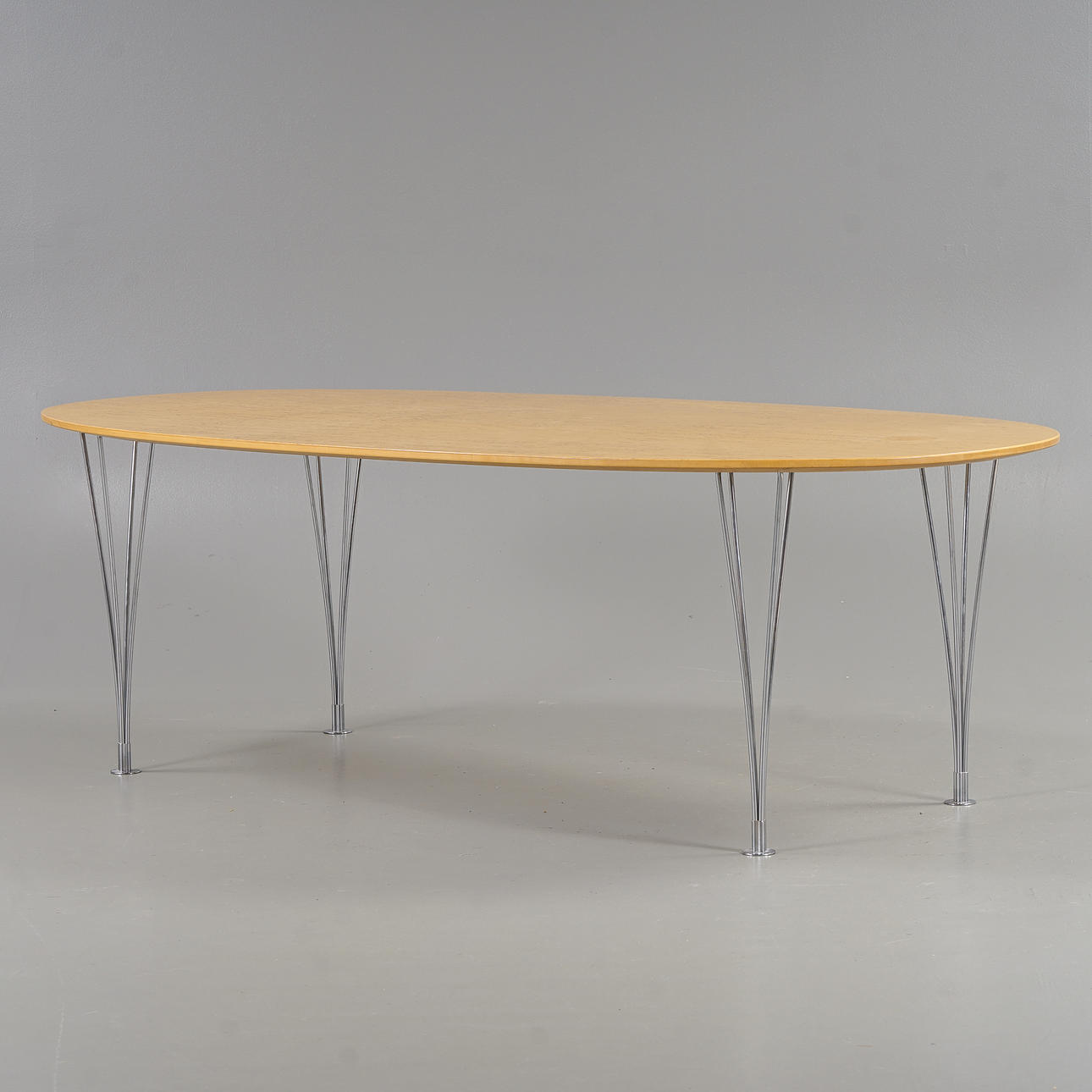 BRUNO MATHSSON & PIET HEIN. Table “Superellips” Masurbjörk, Mathsson ...