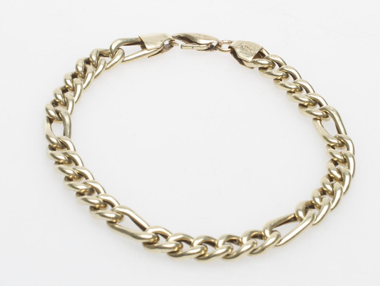 ARMBAND FIGARO, 14k guld, vikt ca 12.4gr.