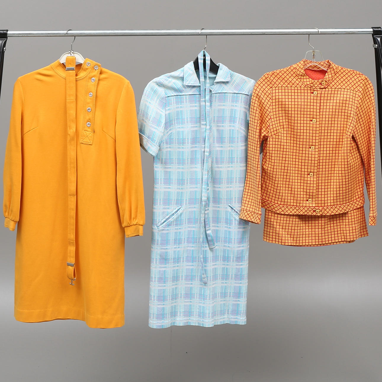 KATJA OF SWEDEN. Klännngar och dräkt, 4 delar, MMT, storlek nätt 38.