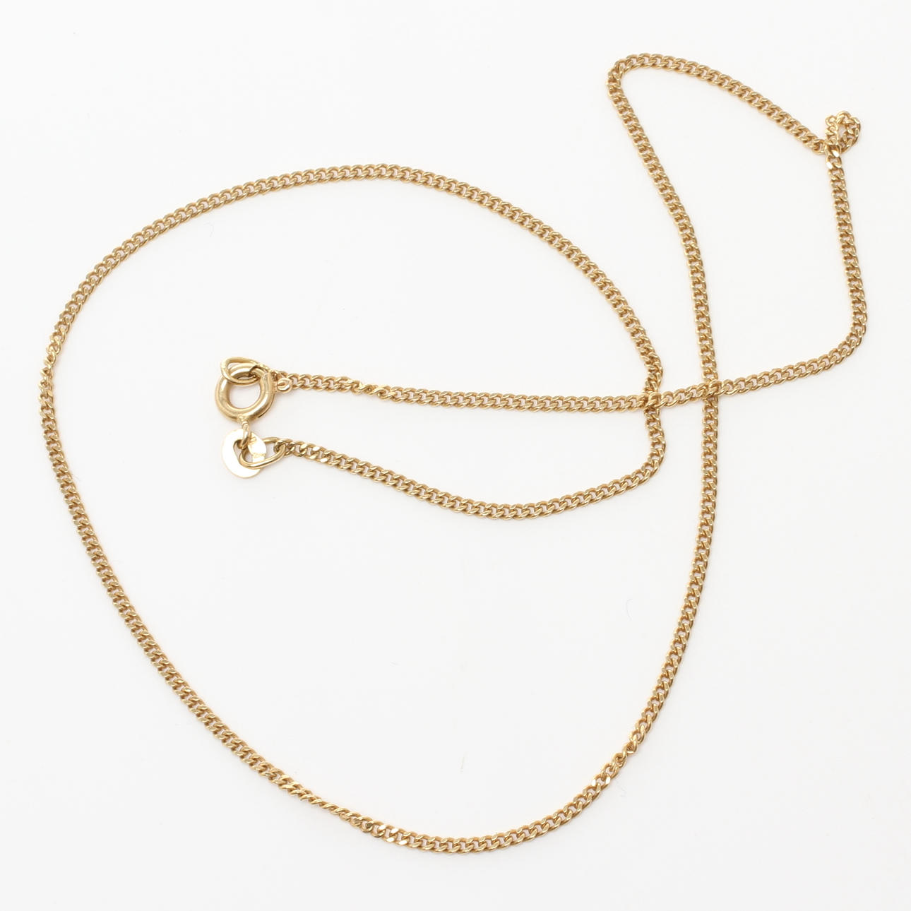 HALSKEDJA, 18k guld, 1900-tal.