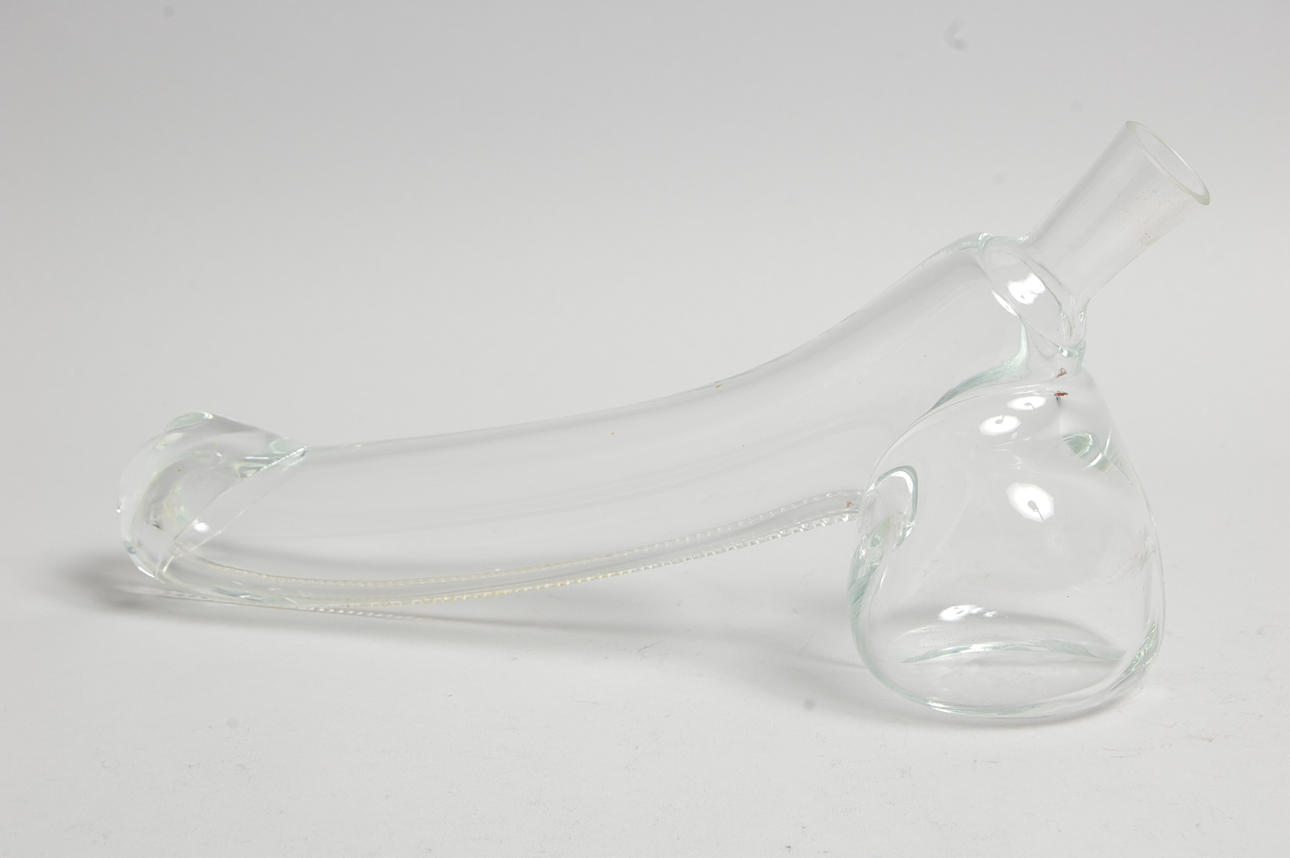 KARAFF, glas, erotisk, 1900-tal.