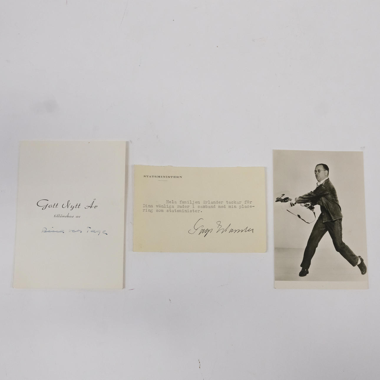 AUTOGRAPH, TAG ERLANDER.