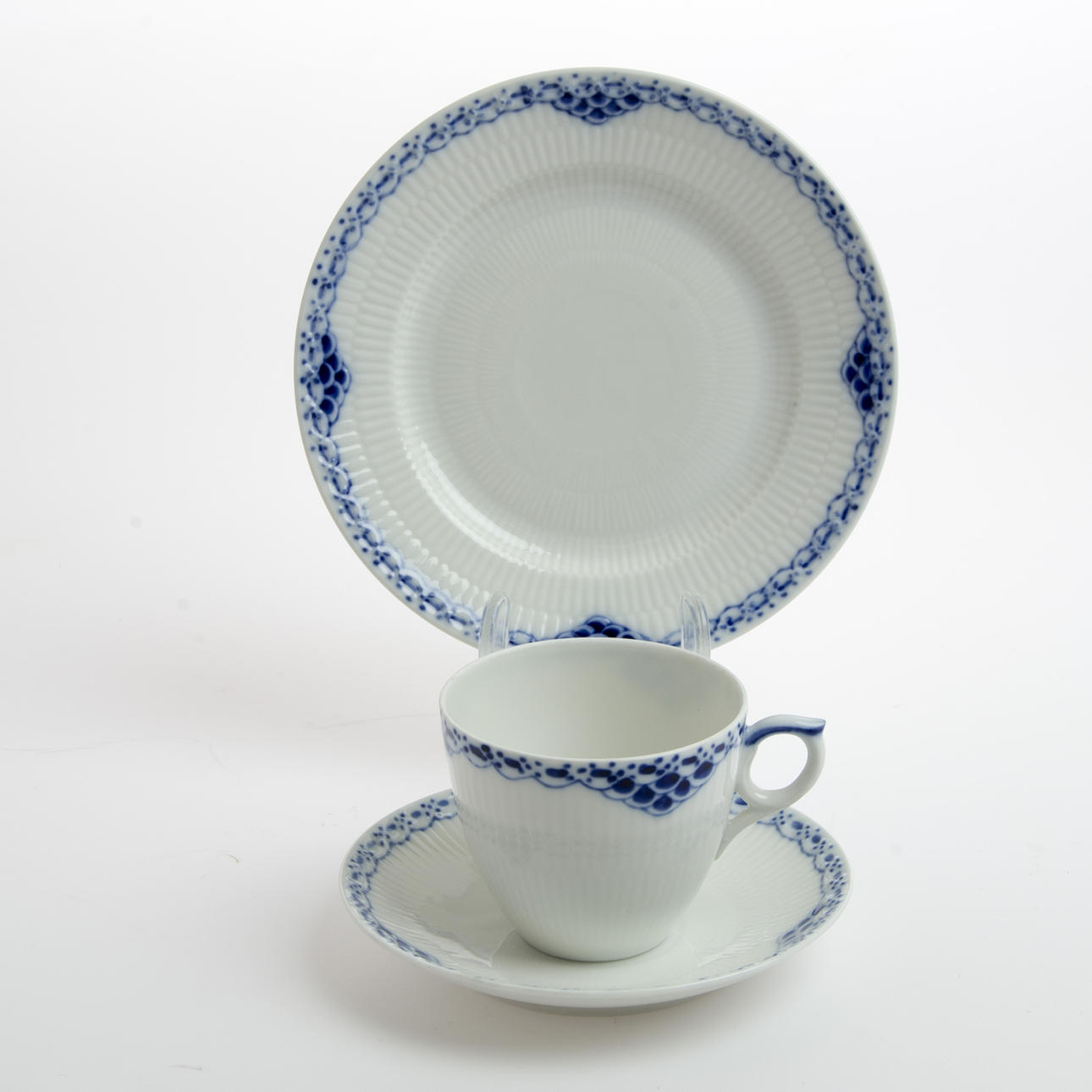 KAFFESERVISDELAR, 18 delar, "Princess", Royal Copenhagen.