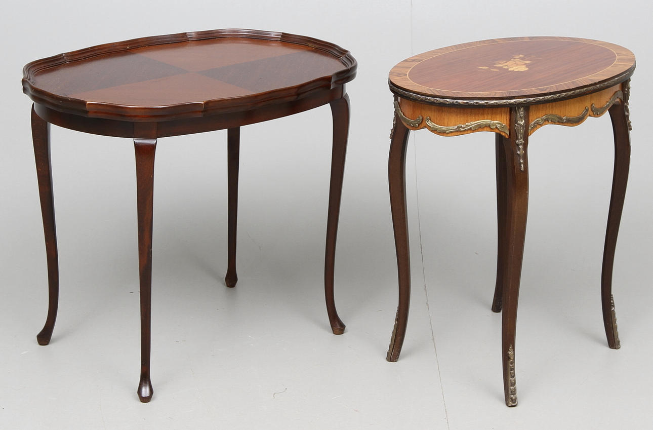 LAMPBORD 2 st. 1900-talets mitt.