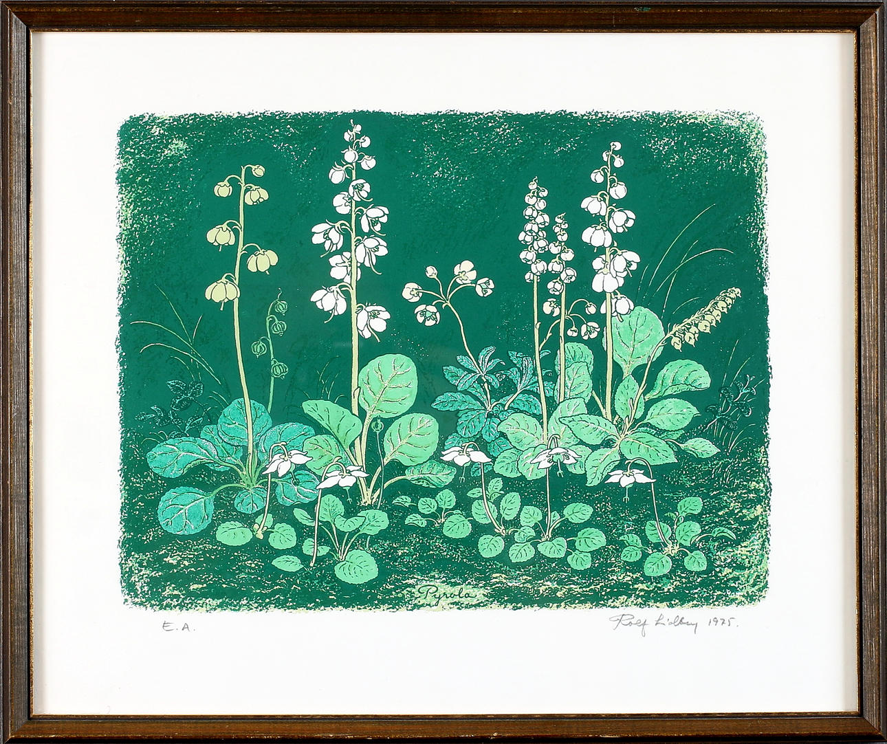 ROLF LIDBERG. Litografi, signerad och märkt EA.