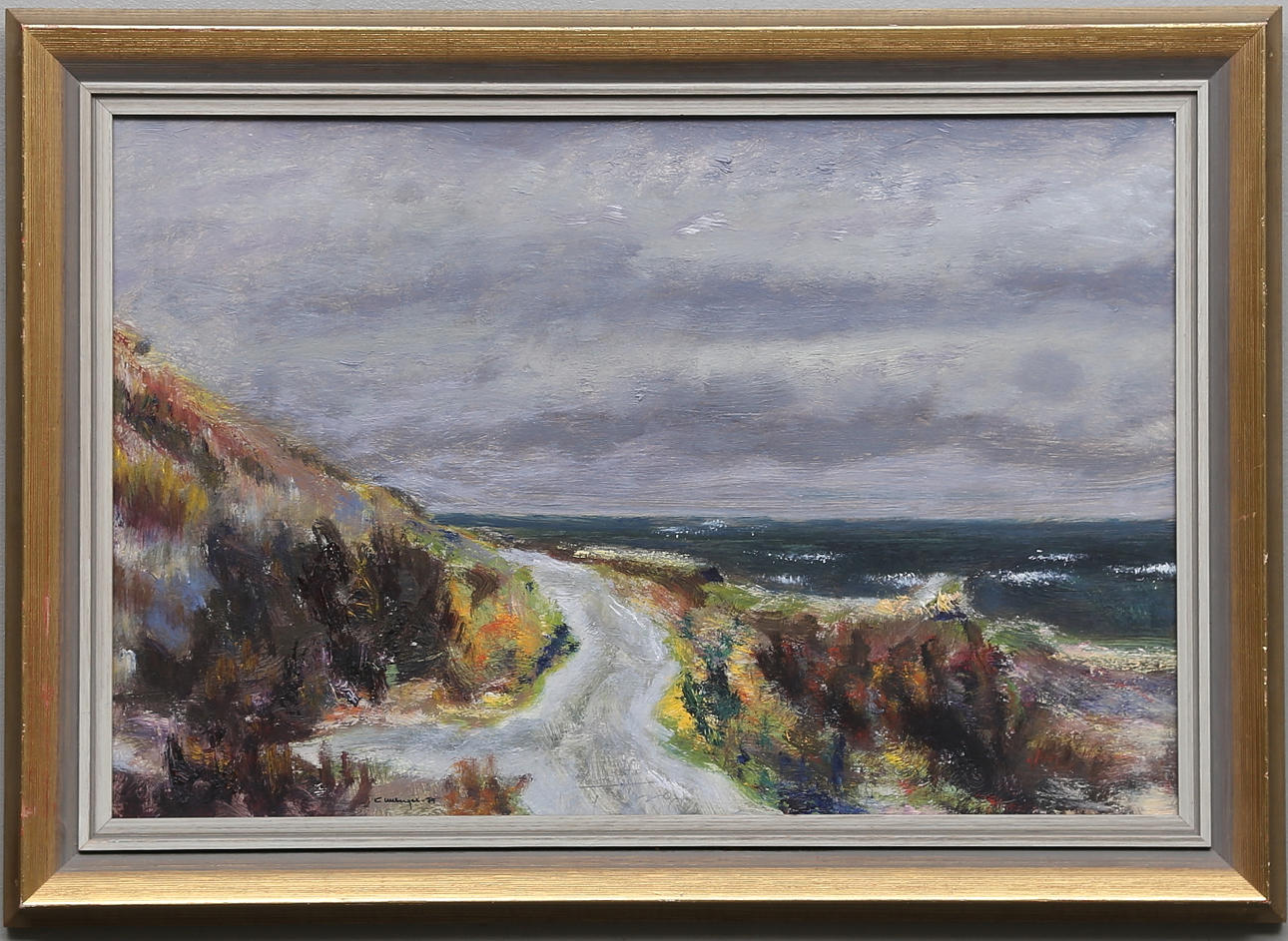 KURT ULLBERGER. olja på pannå, signerad och daterad 79.