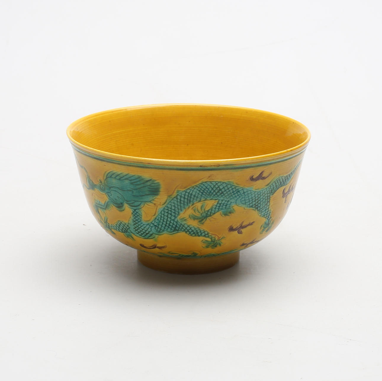 SKÅL, porslin, sannolikt Qingdynastin, 1800-/1900-tal.