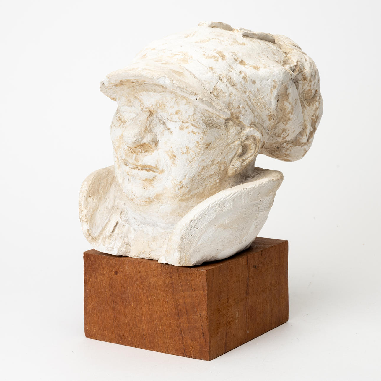 RUNO LETTE JOHANSSON (1908-81). A plaster sculpture depicting Nils ...