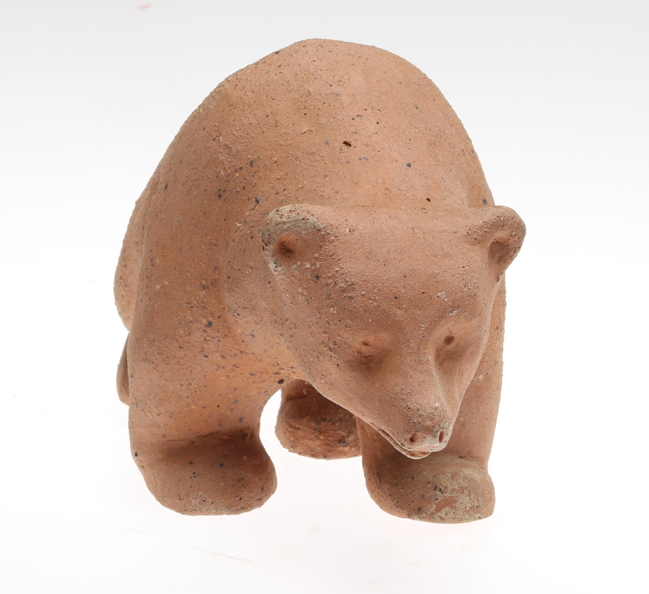 ÅKE HOLM. Figurin, björn, stengods, signerad.