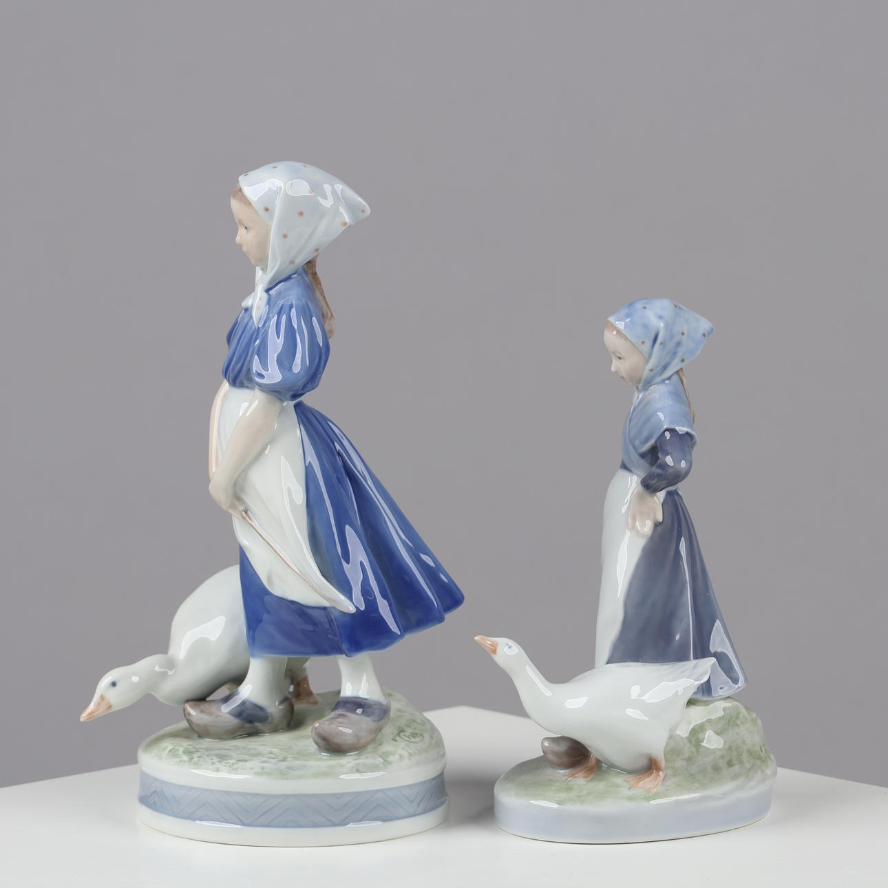 ROYAL COPENHAGEN. Collection of porcelain figurines, by Chr 