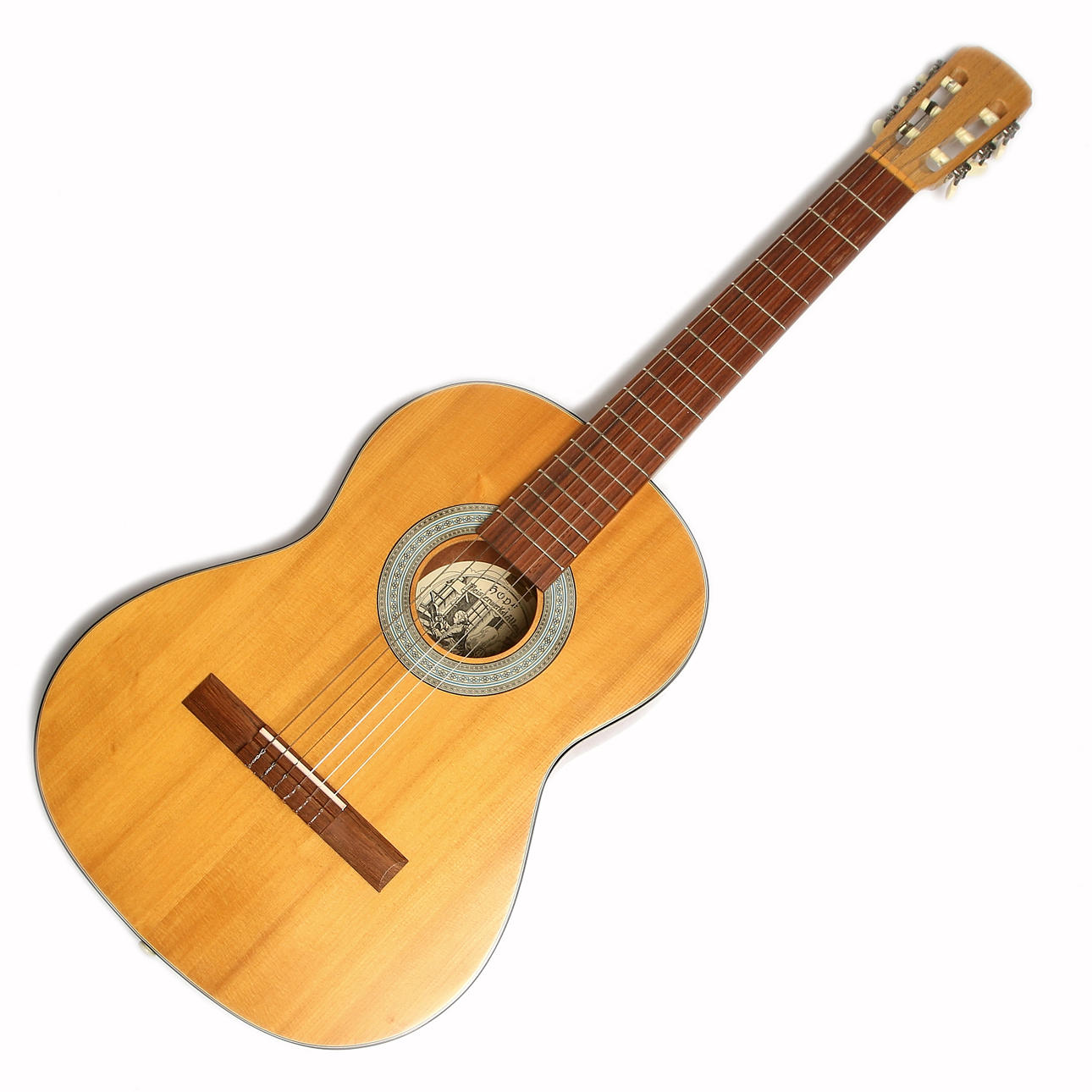 GITARR, Akustisk, Hopf Meisterwerkstätten, 1972.