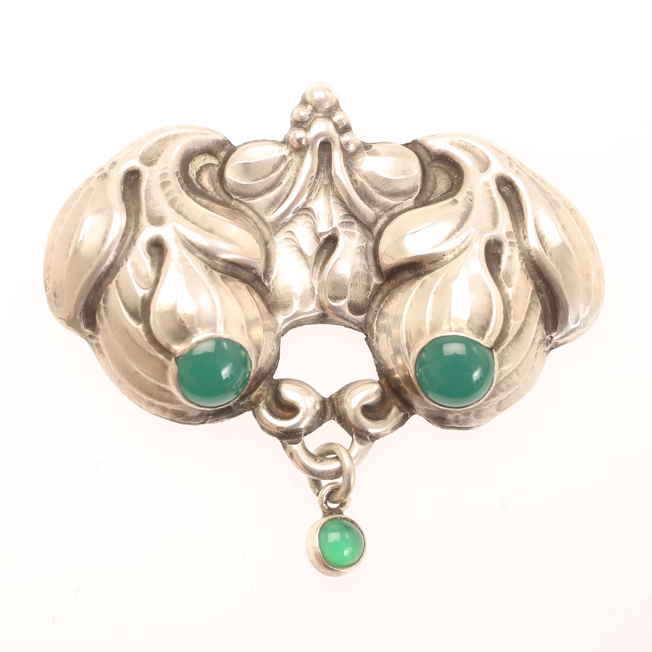 BROSCH, silver, jugend. Smycken & Ädelstenar - Broscher & Hängen ...