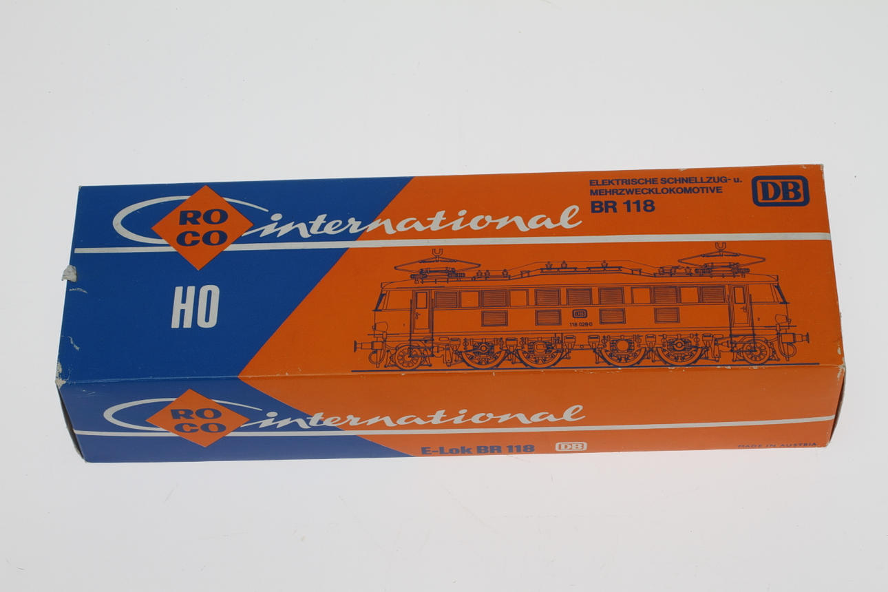 MODELLTÅG ROCO 4141 A, lok BR 118 i originalkartong.