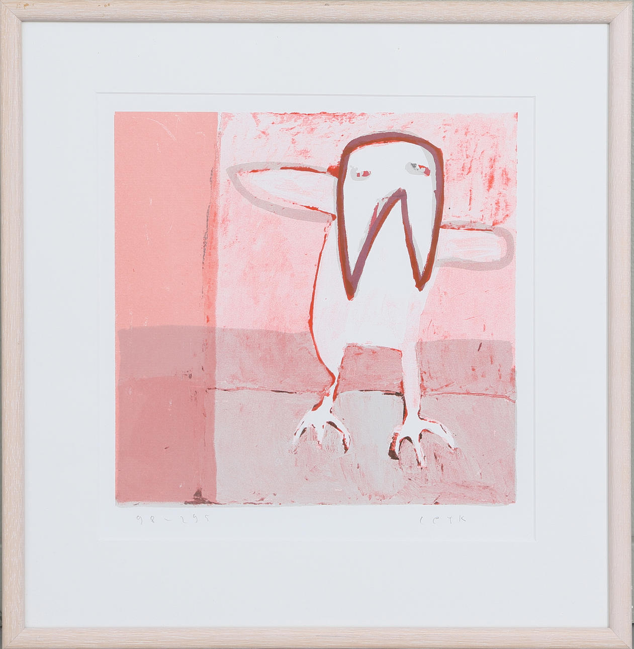 CAMILLA PYK. Komposition, färglitografi, numrerad 98 - 295, signerad.