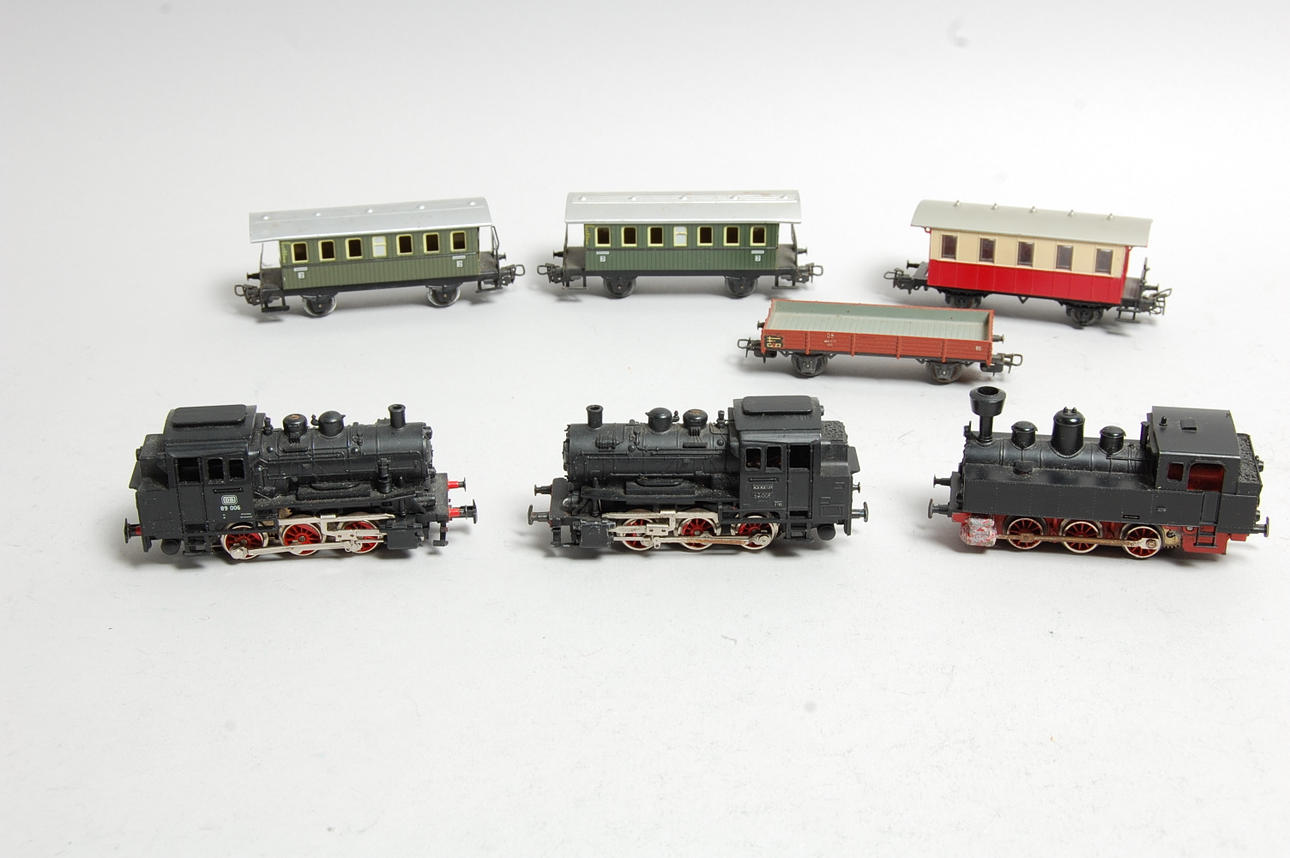 MODELLTÅG, Märklin, 7 delar.