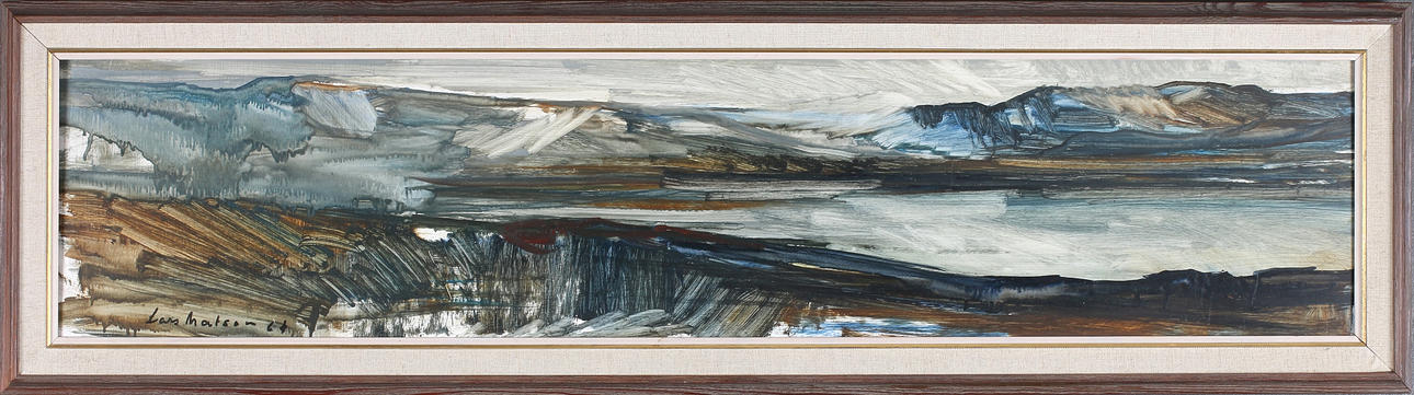 LARS MATSON. Olja på pannå, signerad och daterad -64.