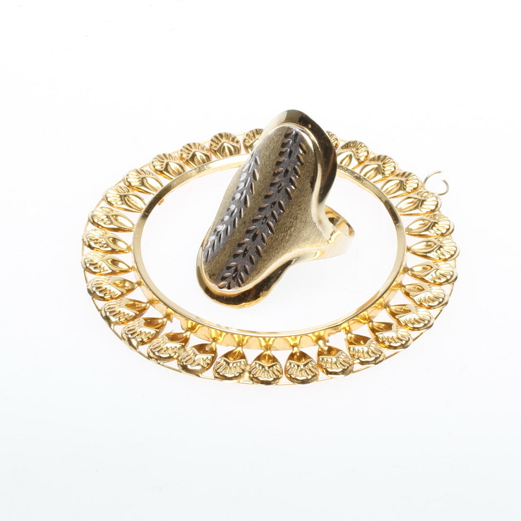 GULDSMYCKEN, 14k guld, vikt ca 4,7 gr.