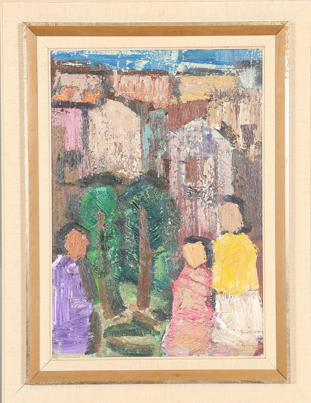 GÖSTA FALCK. OIL ON CANVAS, signed.