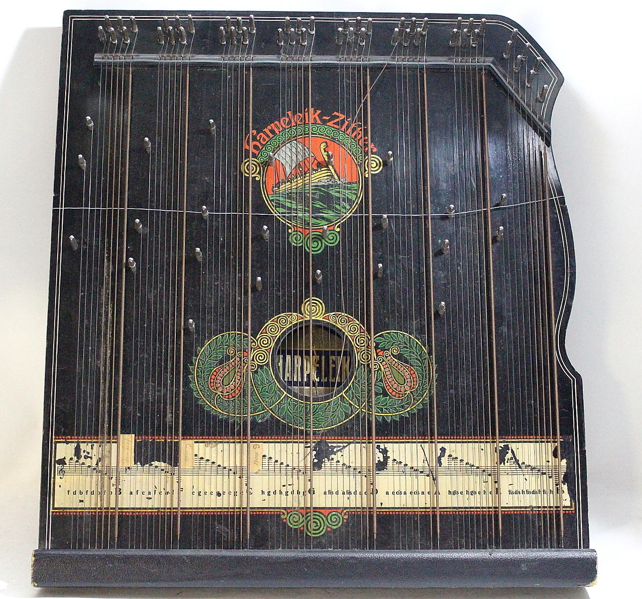 CITTRA, Harpeleik-Zither, ca. 1920-30 talet, Östtyskland.