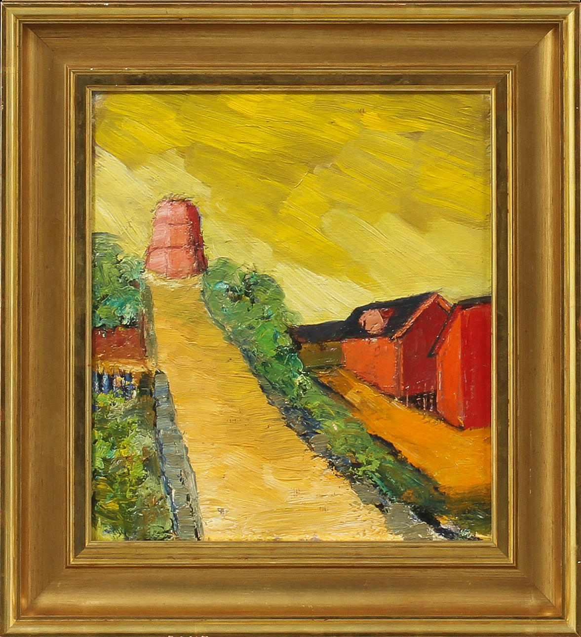 BEDA LÖBERG. Sjömärke, olja på pannå, signerad och daterad a tergo.