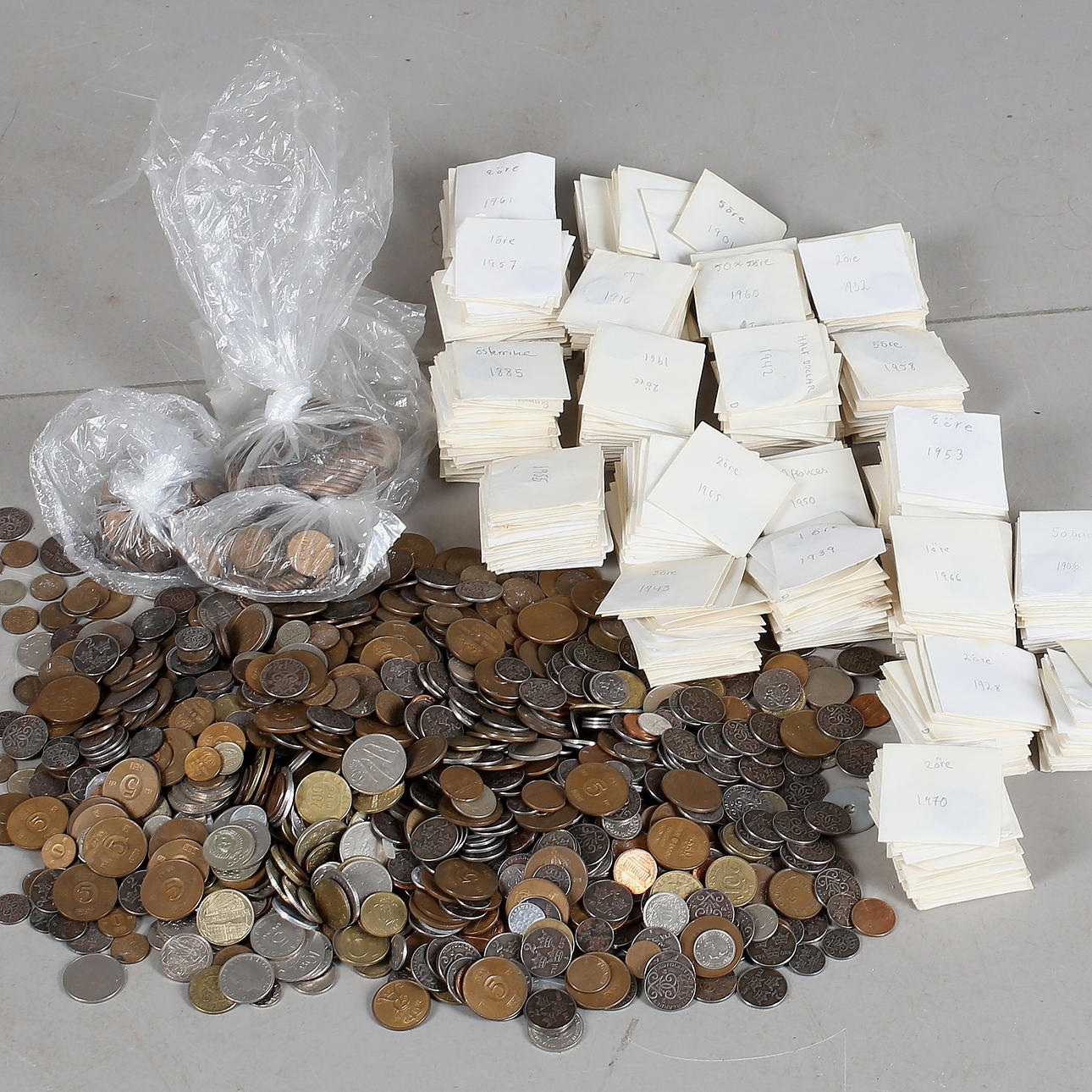 MYNTSAMLING, 17 - 1900-tal.