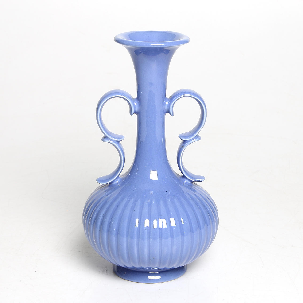 HÄNKELVAS, porslin, "Safir", Arthur Percy, Gefle. 1900-talets första.