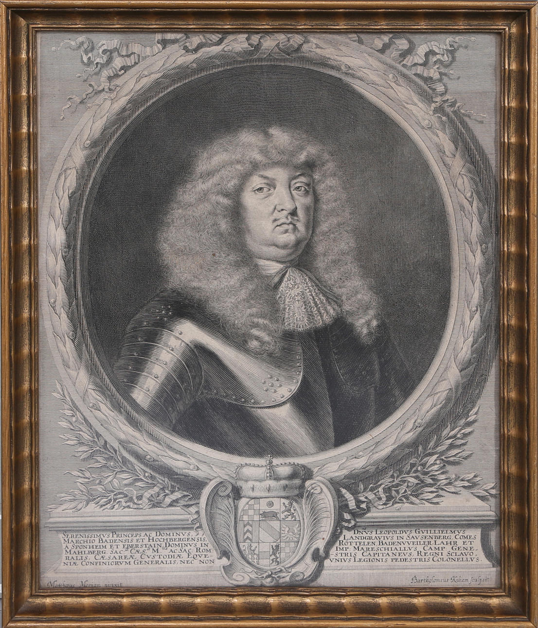 GRAFISKT BLAD, kopparstick, Leopold, 1600-tal.