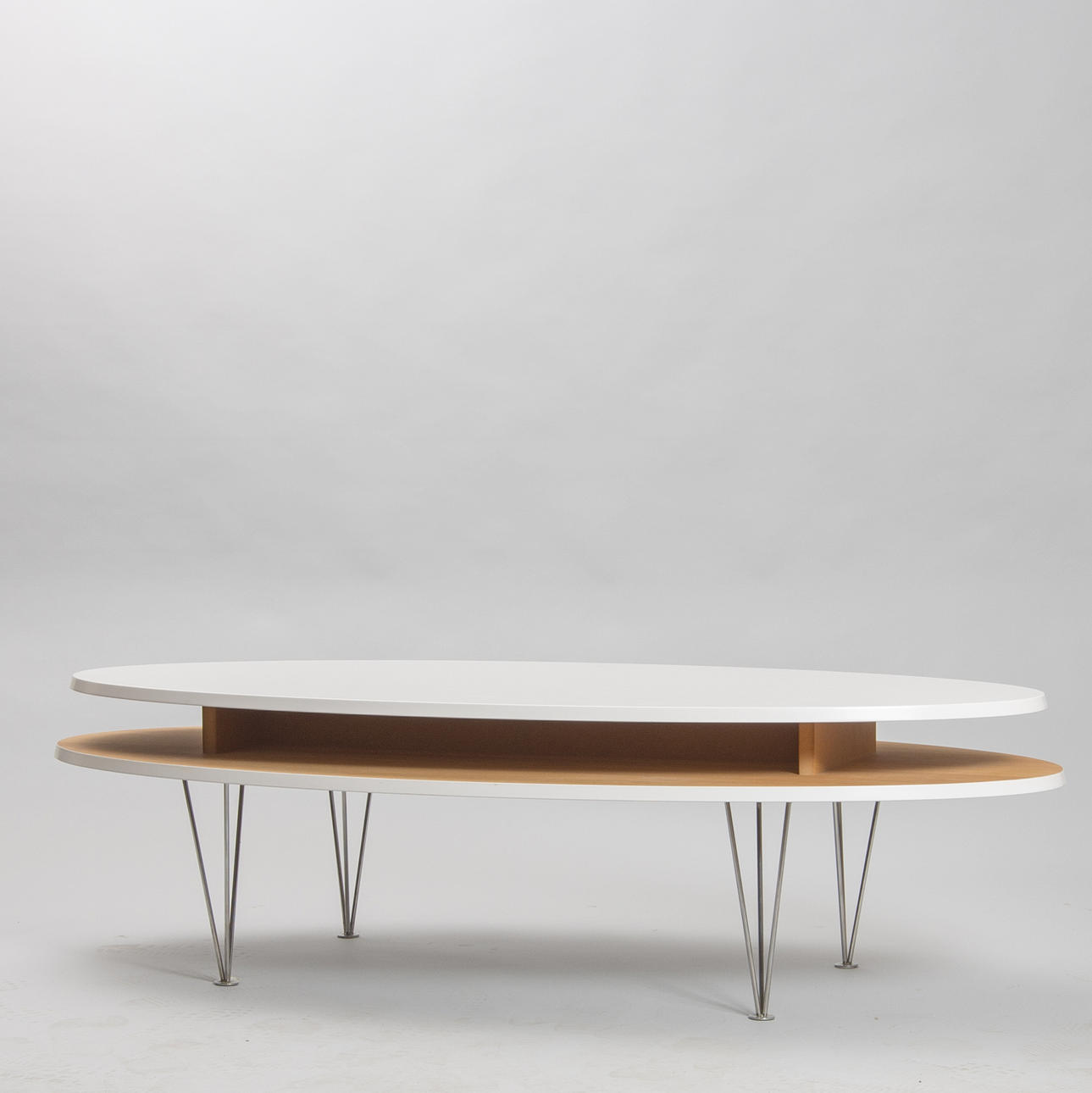 SOFFBORD, vitlackerat trä, BQ of Sweden.