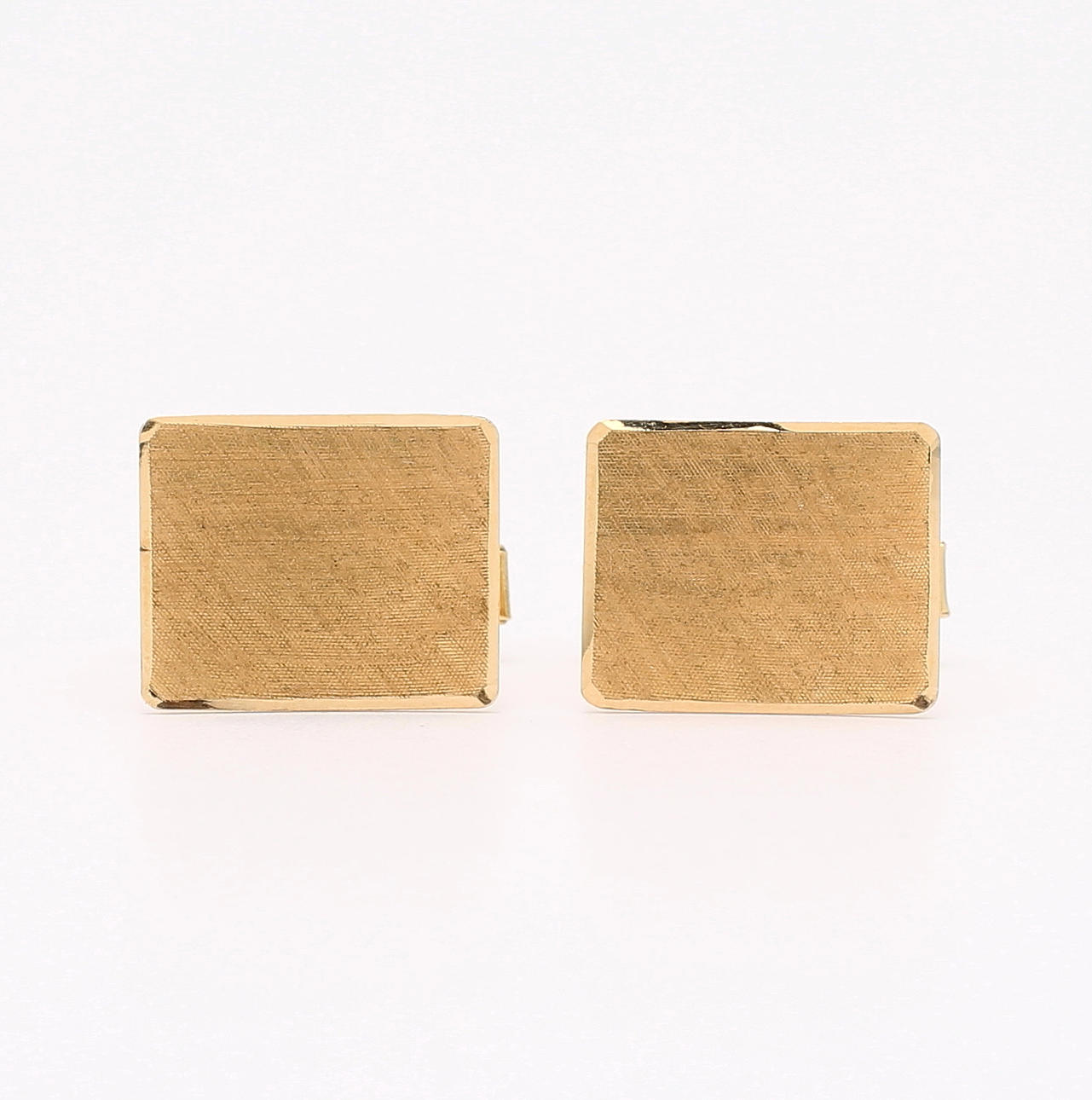 MANSCHETTKNAPPAR, 18K guld. Totalvikt ca 10,1 g.