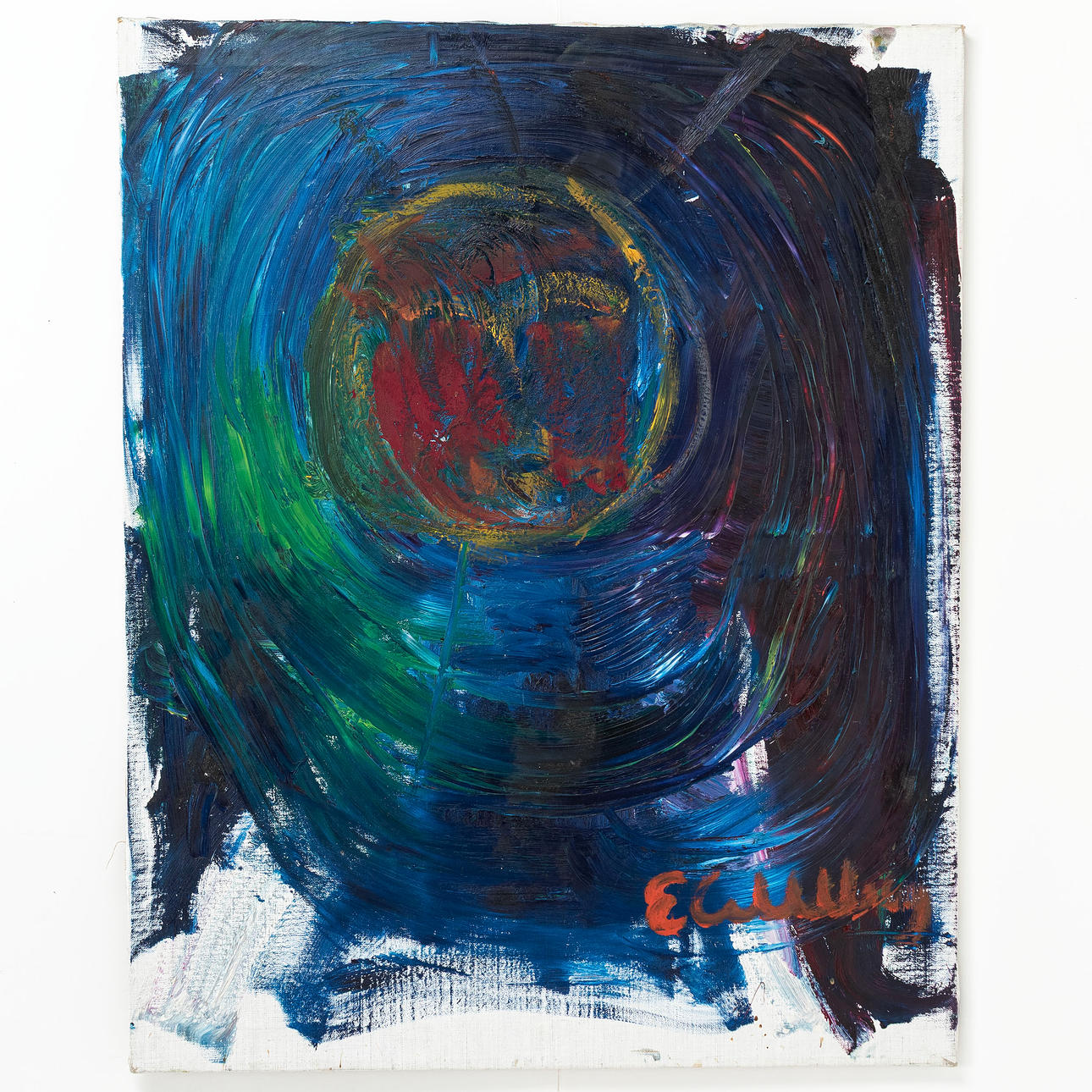 ERLAND CULLBERG. Oil on canvas, signed.