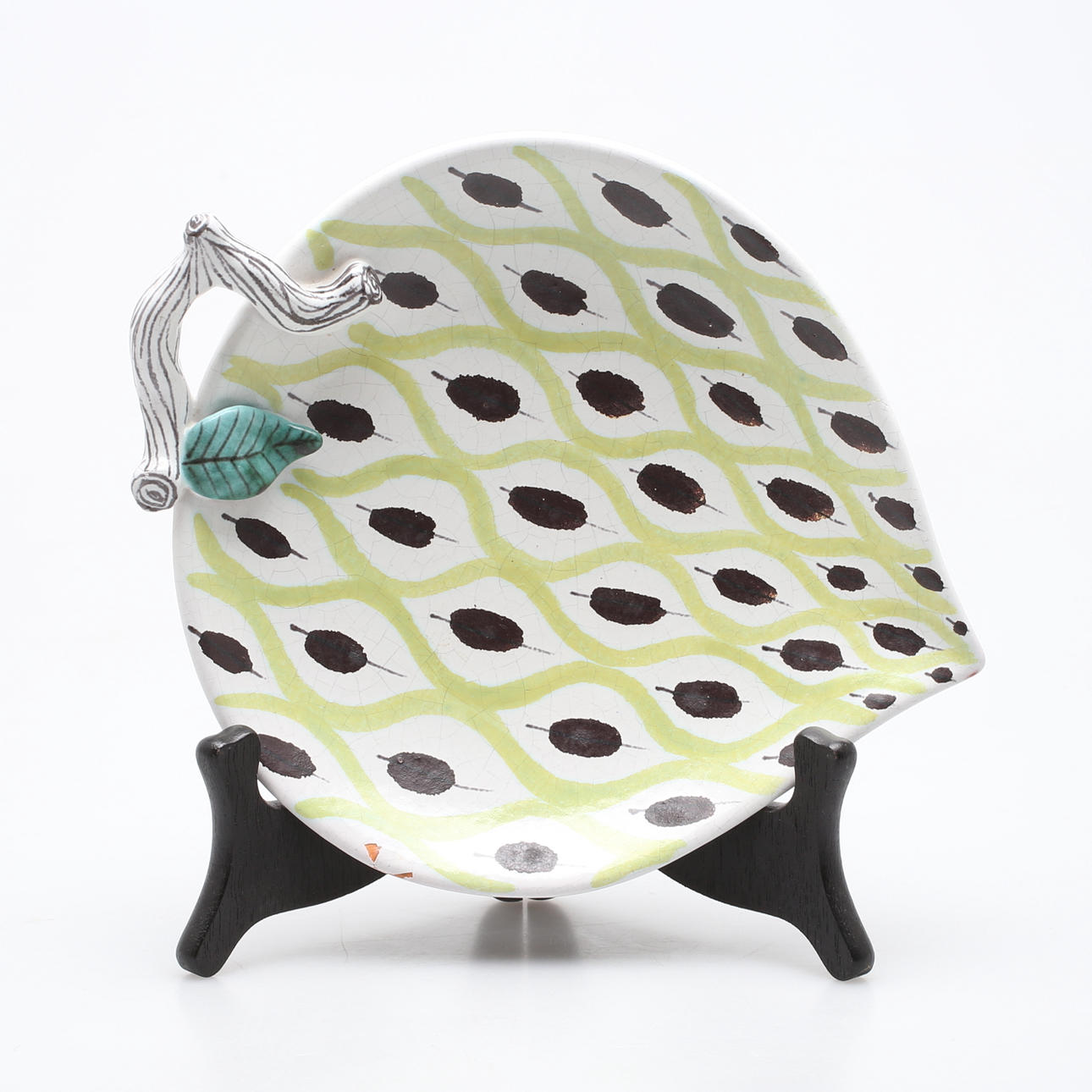 FAT, fajans, lövformat, Stig Lindberg, Gustavsberg Studio.