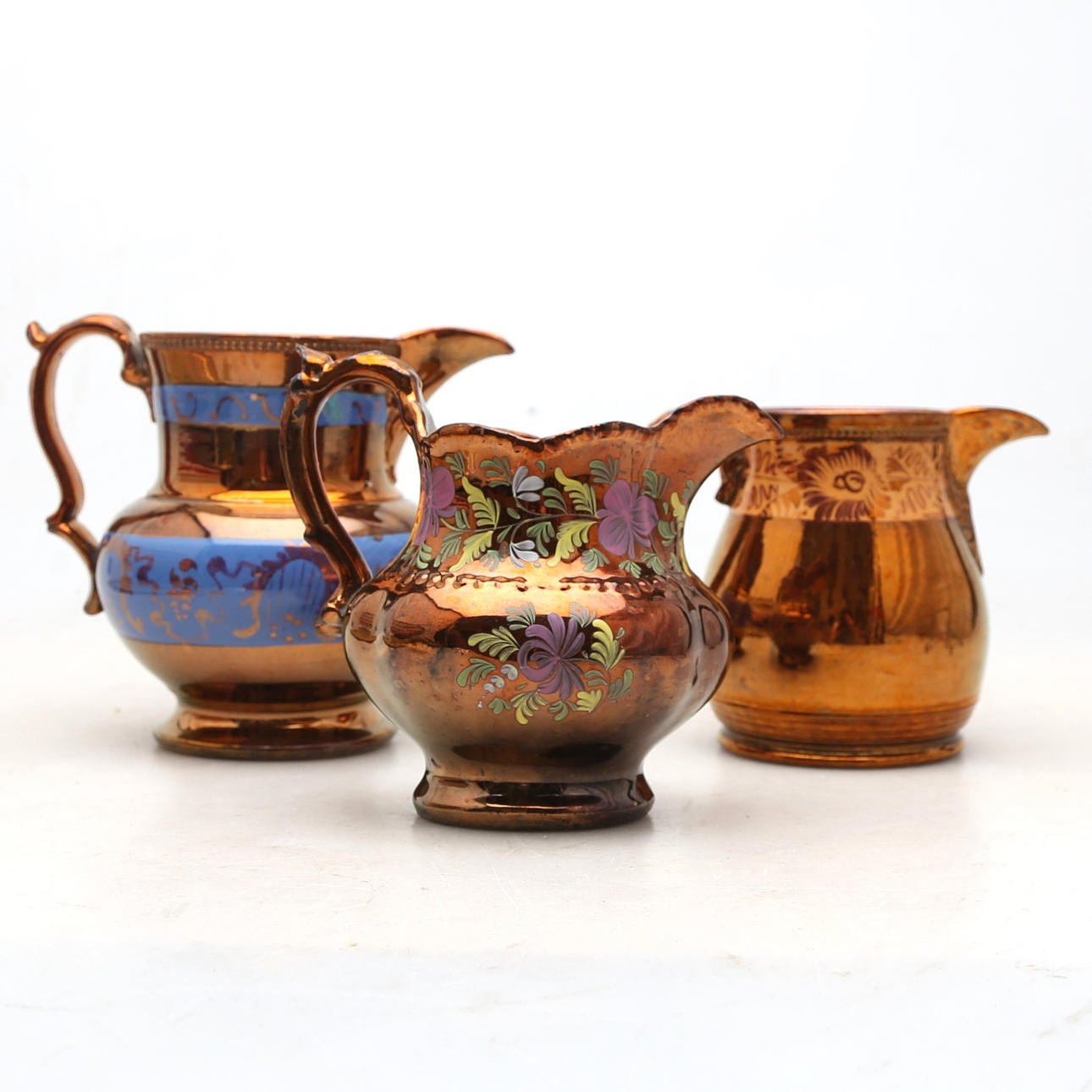 Three Bristol earthenware jars, early 20th Century.