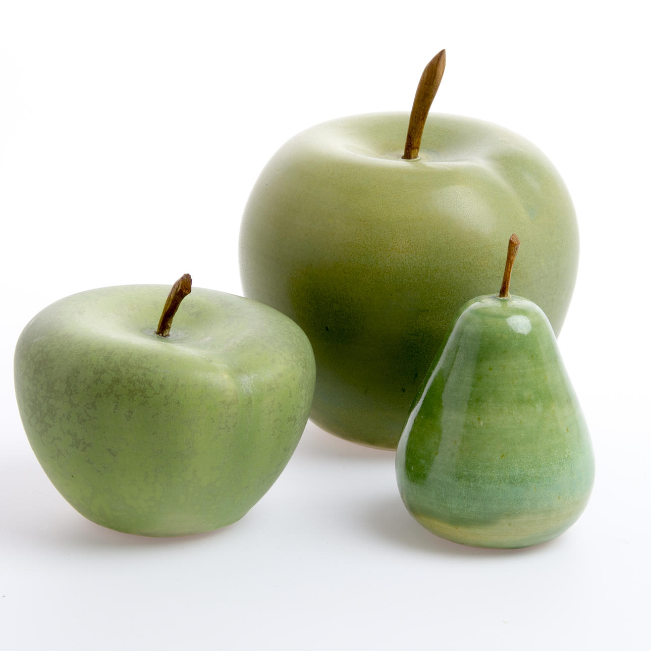 SKULPTURER, 3 stycken, keramik, Ove Thornblad, Väsby.